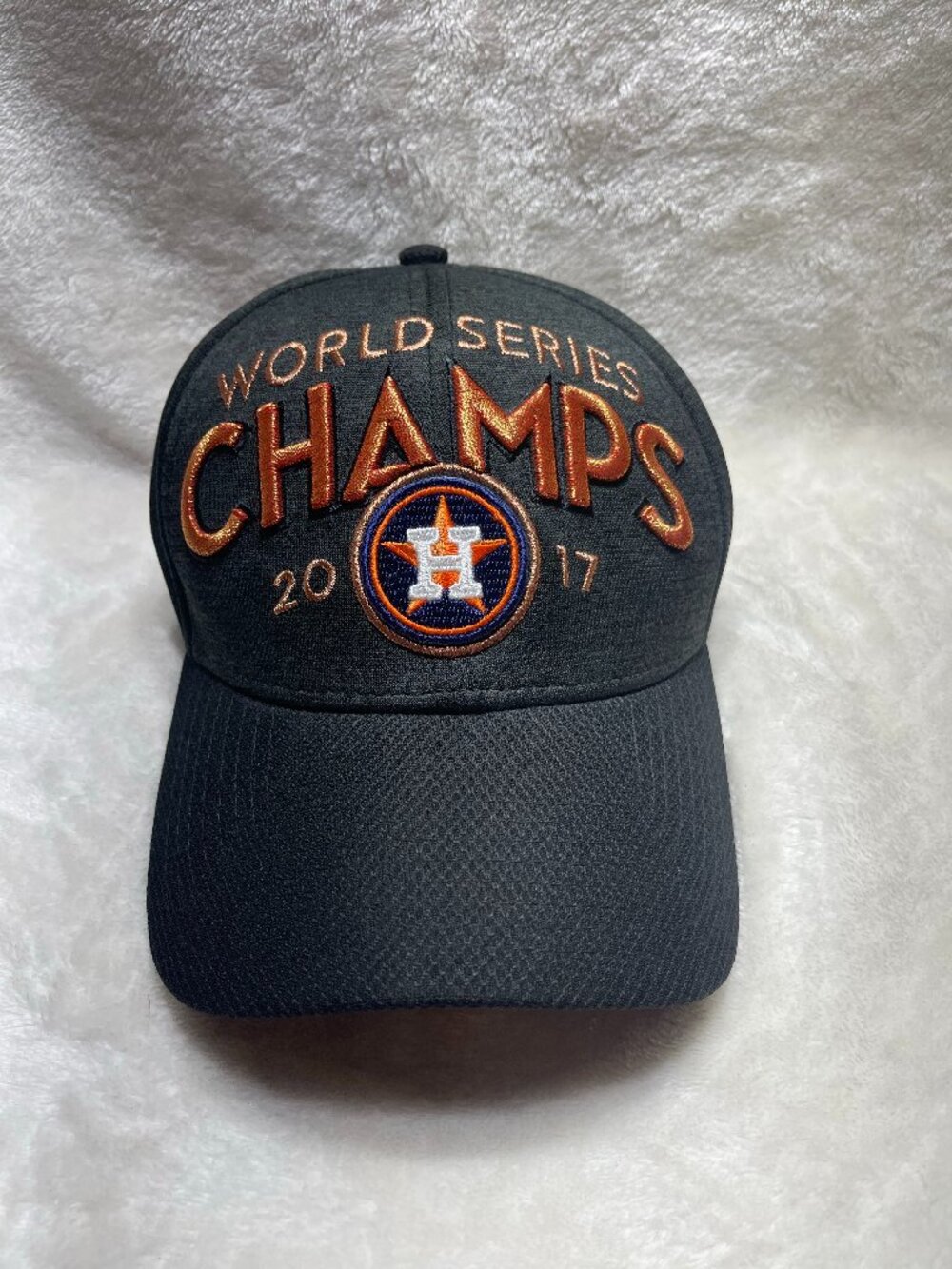 Houston Astros 2017 World Series Champions New Era 39THIRTY Hat MLB Black